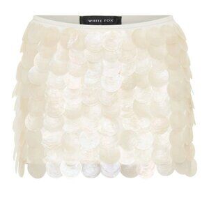 White Fox Boutique Forgiven Aura Shell Skirt - NEVER WORN